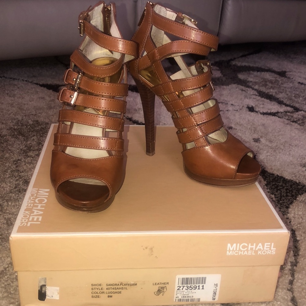 Michael Kors Sandra Platform Heels